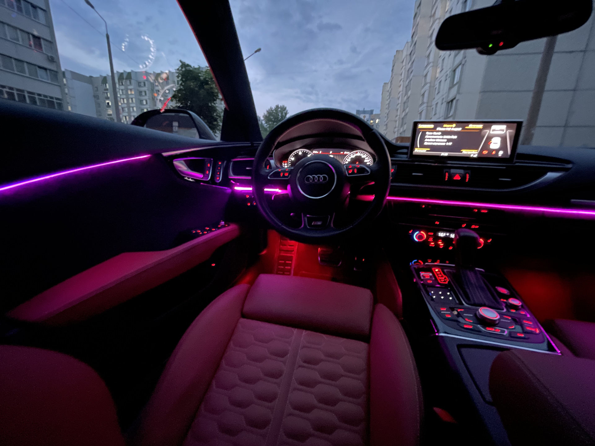 🔥 23. Custom RGB Ambient light, часть 2 — Audi A7 Sportback (1G), 3 л,  2012 года | стайлинг | DRIVE2