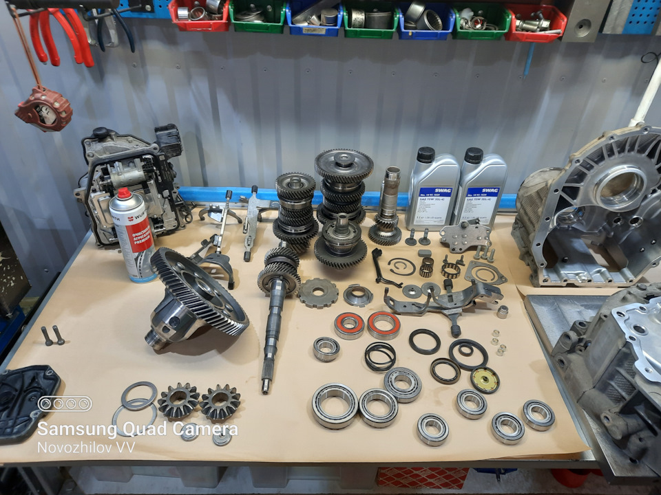 Ремонт DSG 7 — DQ 200. Работа по ремонту трансмиссии серии 0AM с кодом ...