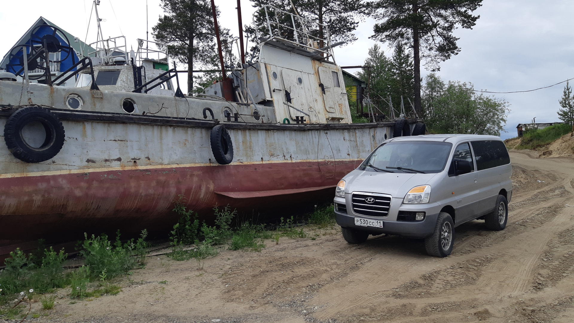 Hyundai H-1 (1G) 2.4 дизельный 2005 | 4х4 Лайнер Аш-первый на DRIVE2