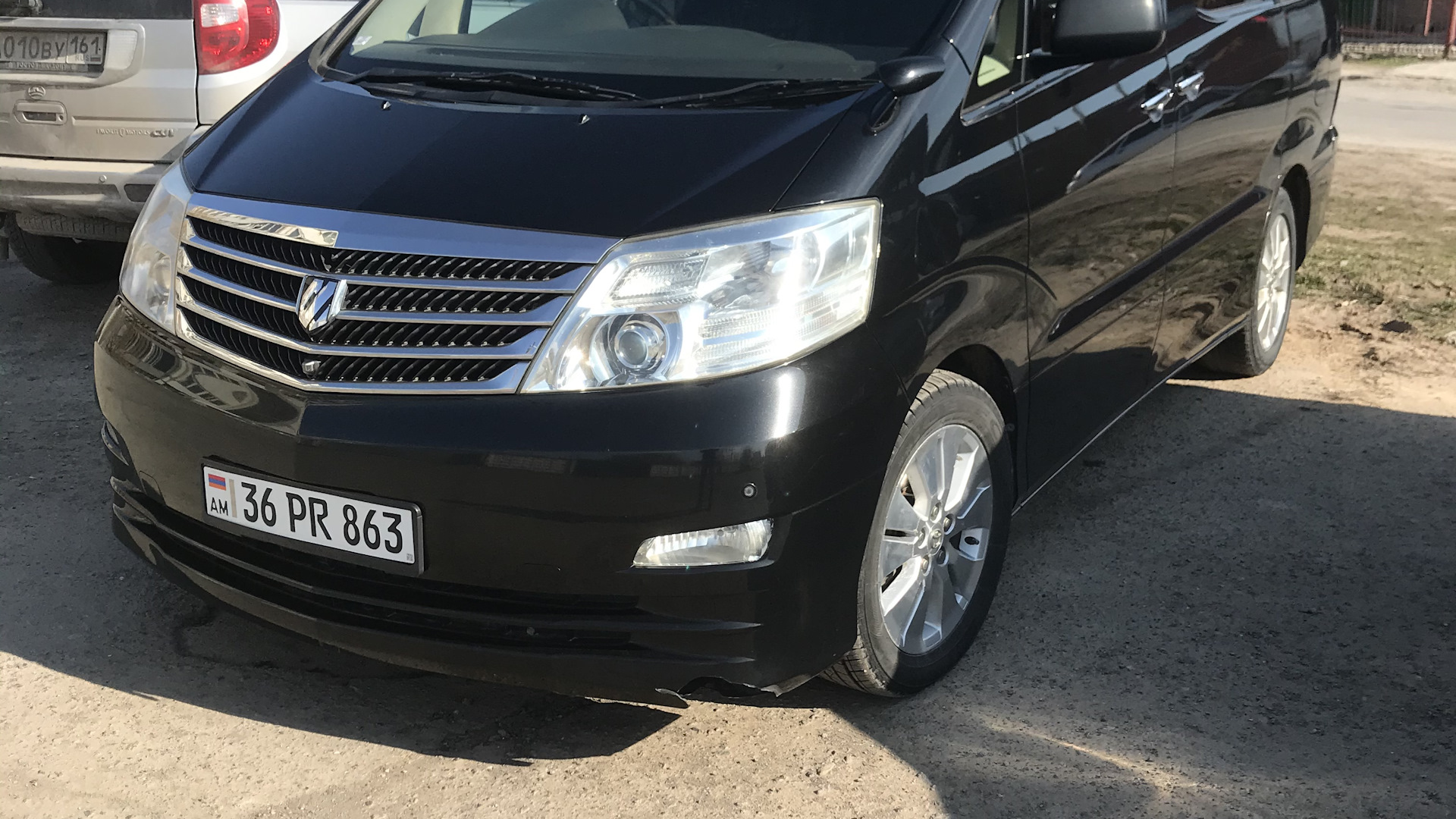 Toyota Alphard 3.0 бензиновый 2005 | Чёрный крейсер на DRIVE2