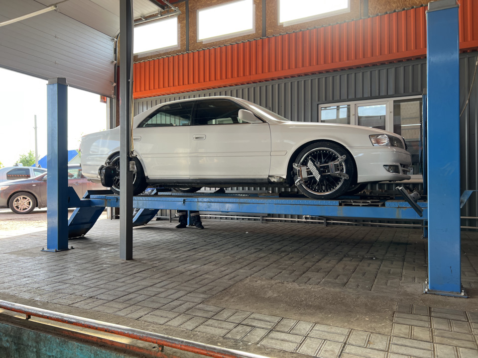 Настройка подвески — развал схождение — Toyota Chaser (100), 2,5 л ...