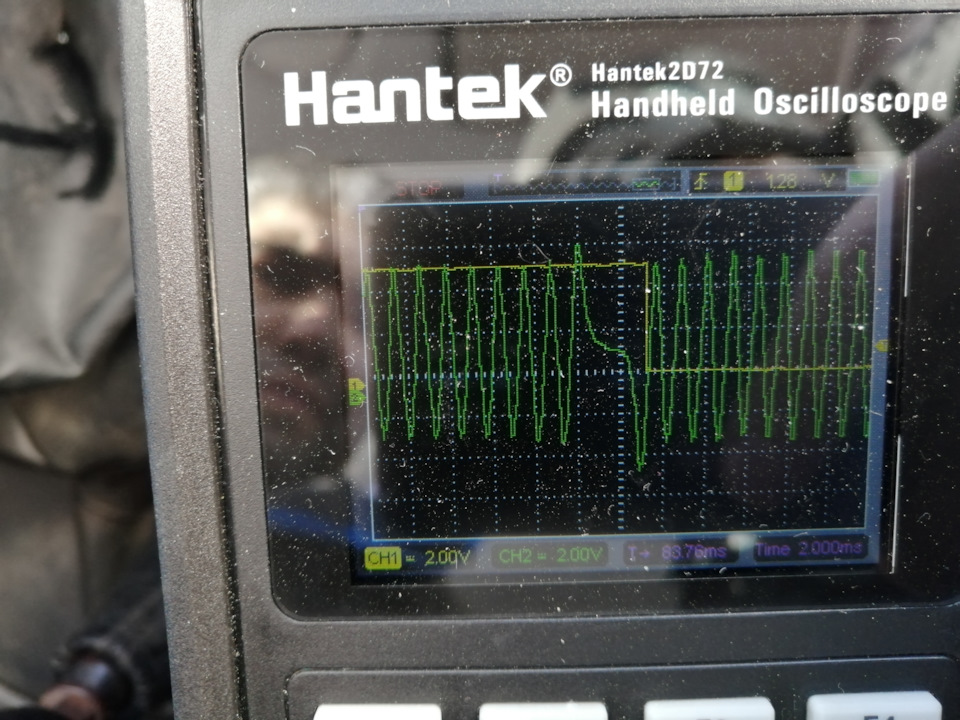 Осцилограмма датчиков коленвала и распредвала. — KIA Sportage (1G), 2 л ...