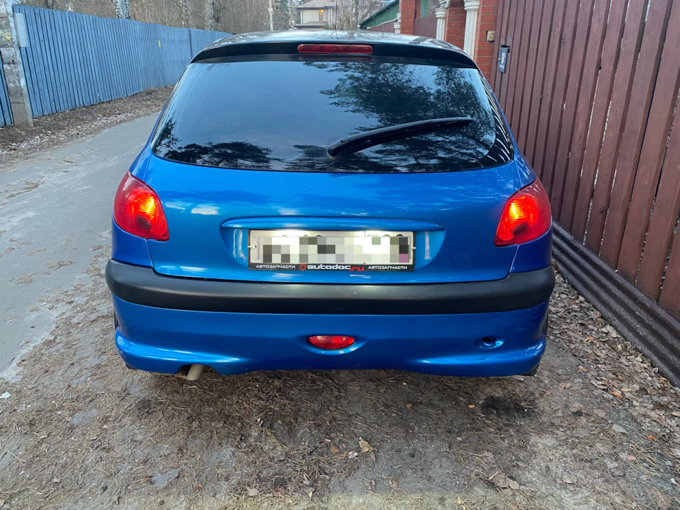 LED подсветка номера и шиномонтаж. — Peugeot 206, 1,4 л, 2008 года ...