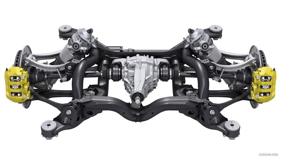 6. Задняя подвеска и ниже список рычагов — Volkswagen Touareg (2G)