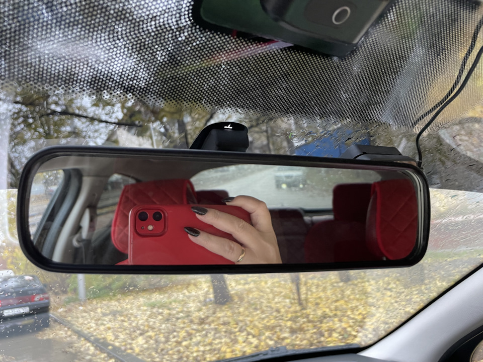 Зеркало заднего вида. — Peugeot 207, 1,4 л, 2008 года | аксессуары | DRIVE2