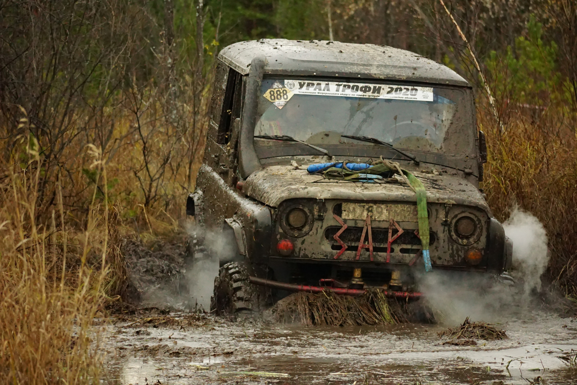 УАЗ 469 off Road в грязи