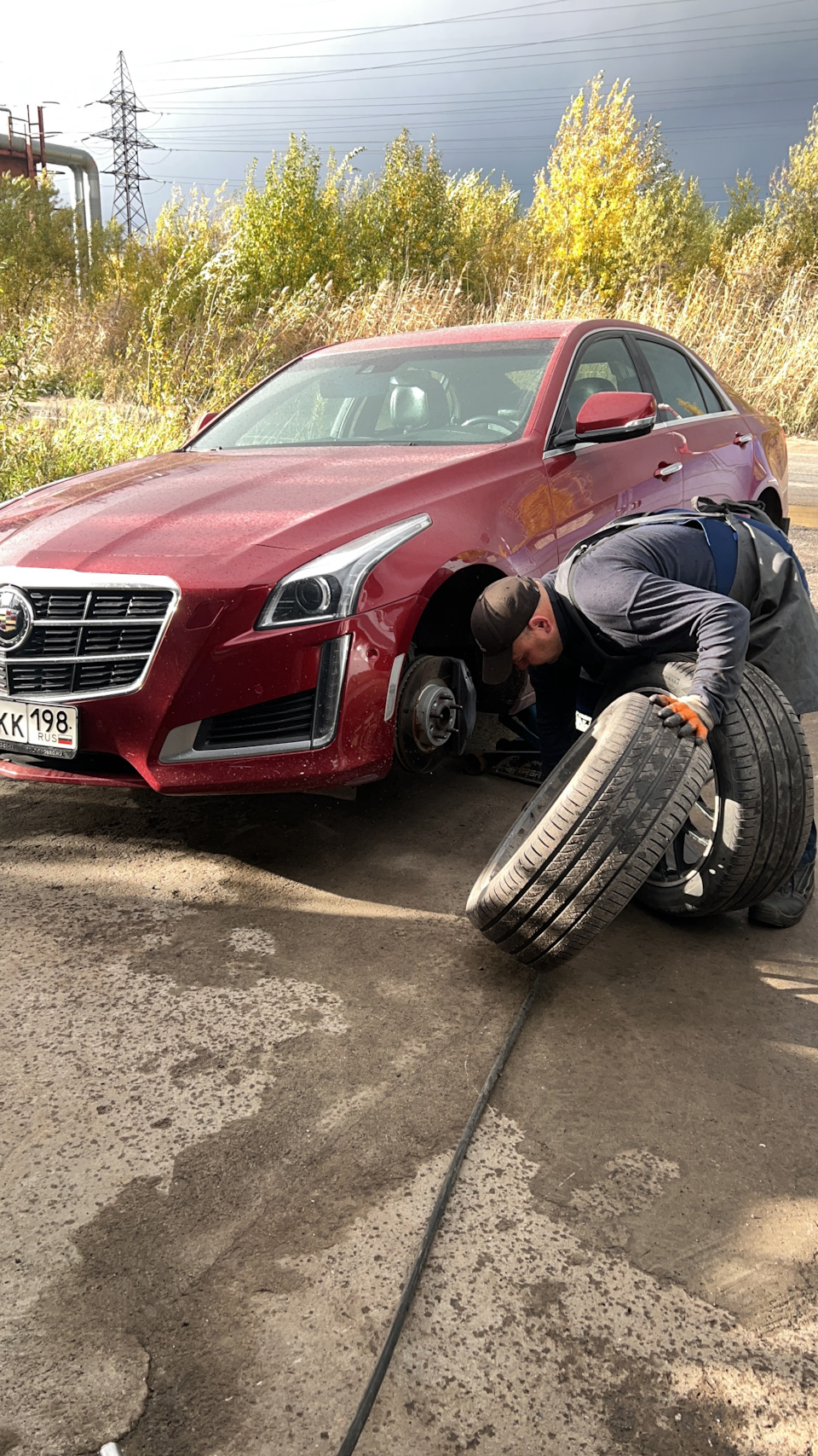 Смена тапок и прочие приключения Дьявола — Cadillac CTS (3G), 2 л, 2014  года | колёсные диски | DRIVE2