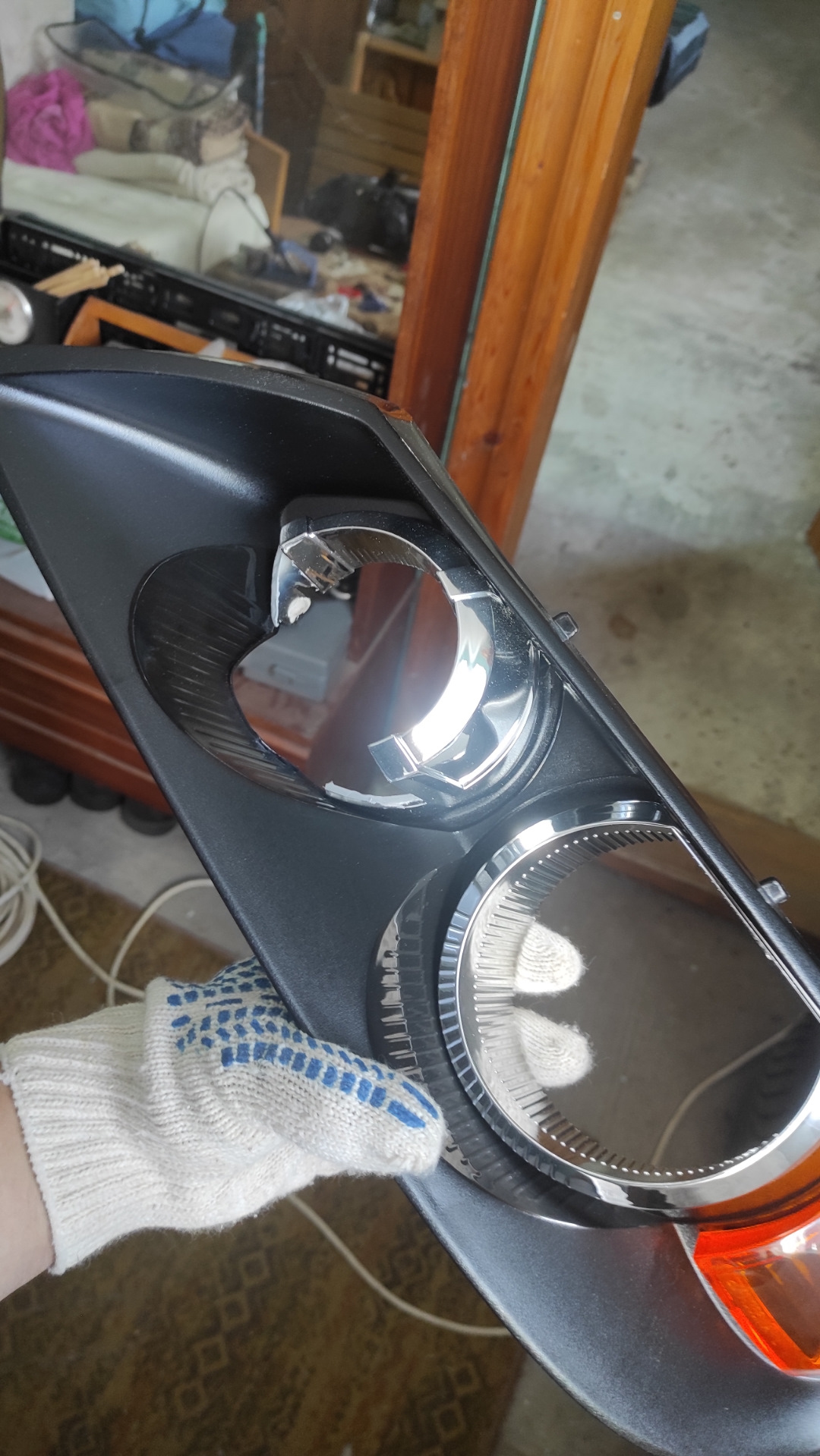 Bi-LED 3" линзы в фары Almera n16 — Nissan Almera II (N16), 1,8 л, 2006 ...