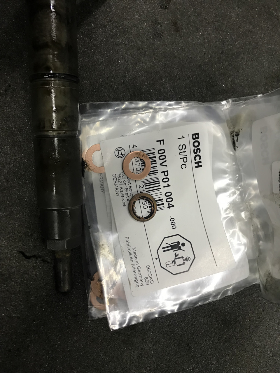 Цоканье форсунок, меняем шайбы под форсунками заодно чистим впуск ...