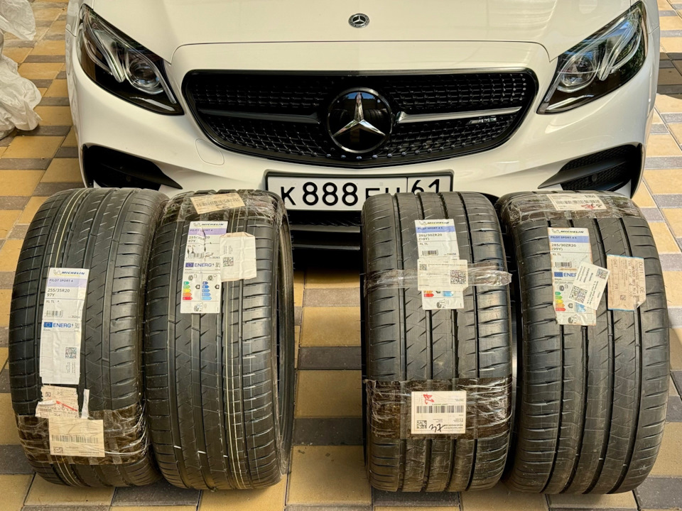Новая резина R20 на лето, лучший вариант — Mercedes-Benz E-Class (W213 ...