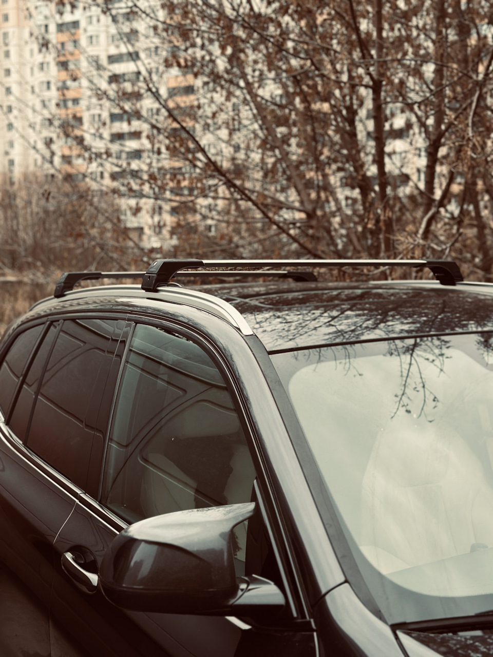 Рейлинги (поперечные) — BMW X3 (G01), 2 л, 2018 года | аксессуары | DRIVE2