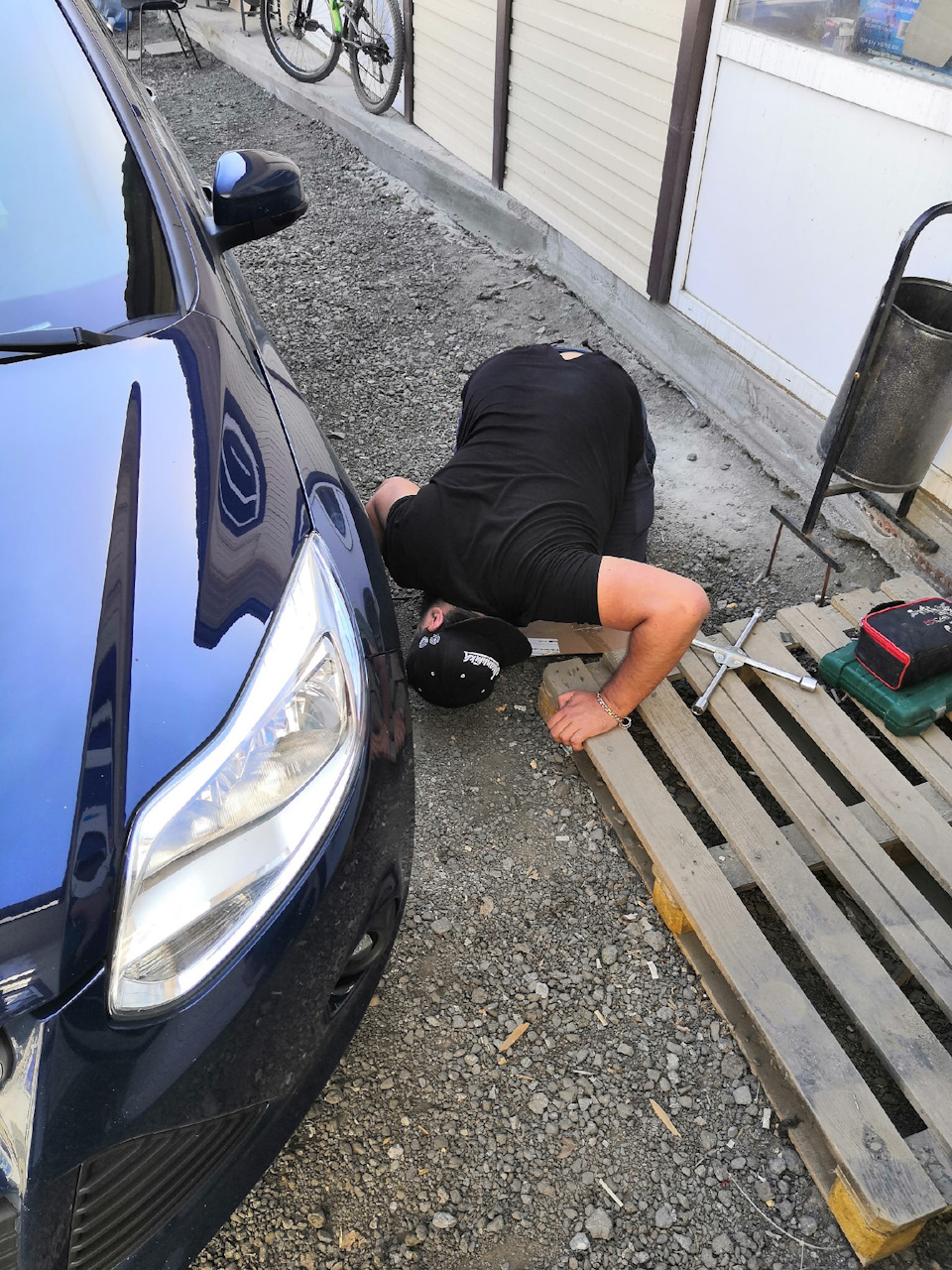 Установка ТД 300мм и покраска суппорта — Ford Focus III Hatchback, 1,6 ...