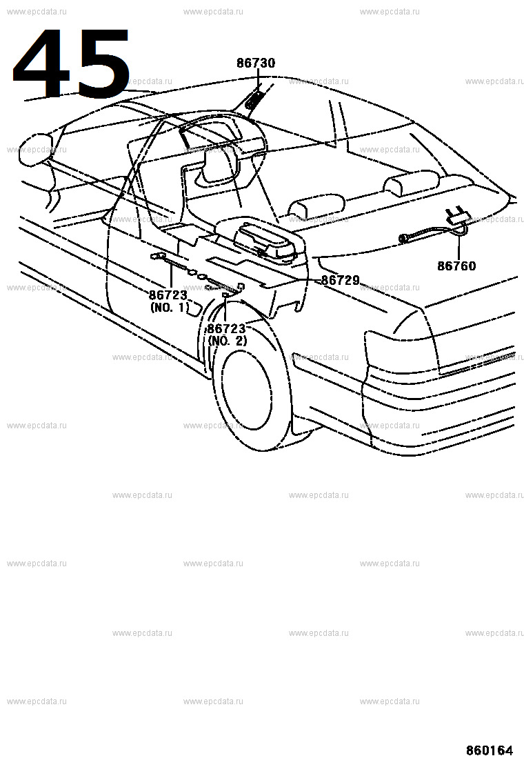 Фото в бортжурнале Toyota Mark II (100). Запчасти на фото: B6760, 0860164
