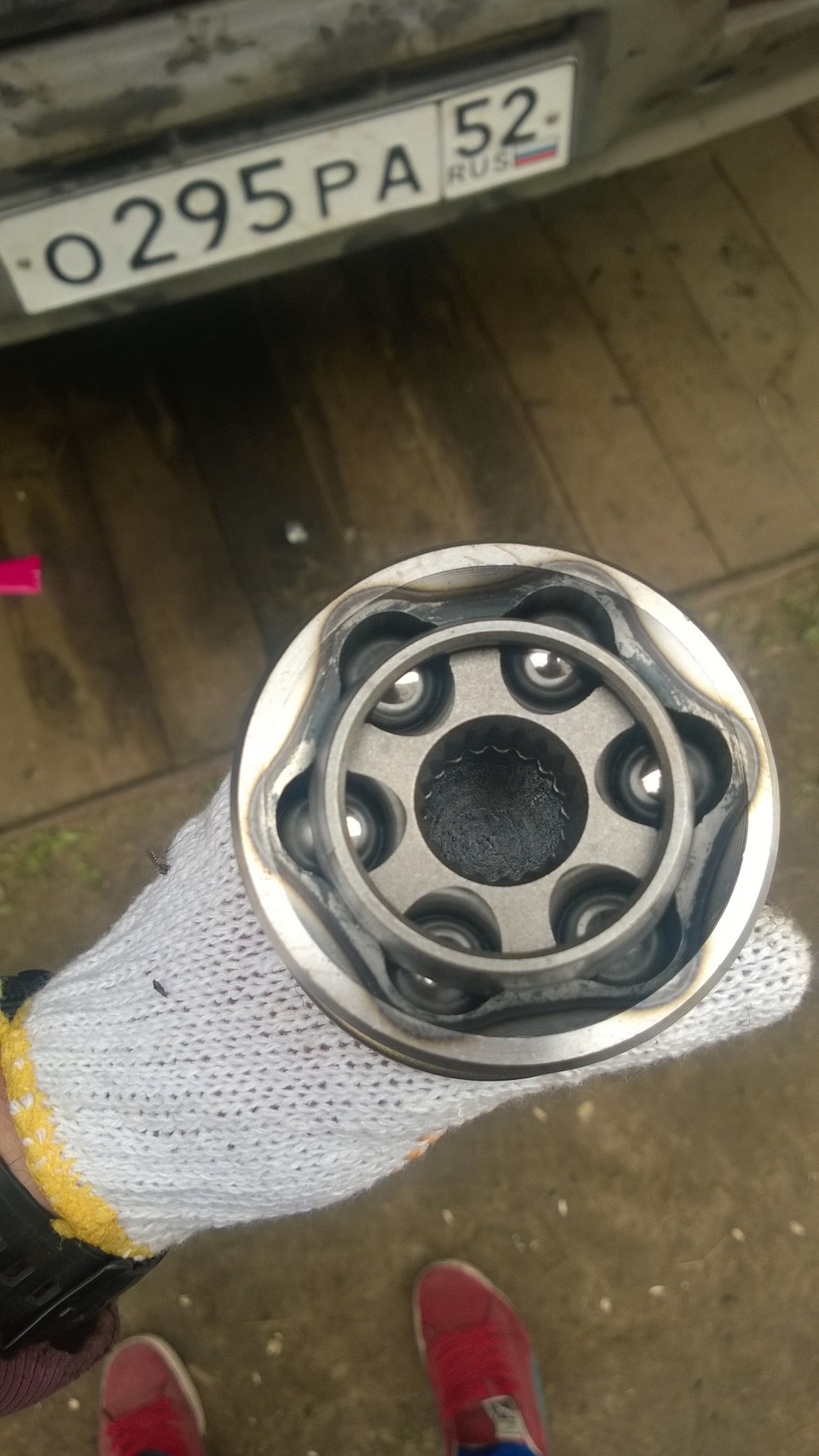 13. Расходники. Колодки и шрус. — Lada Ока 11113, 0,7 л, 2000 года ...