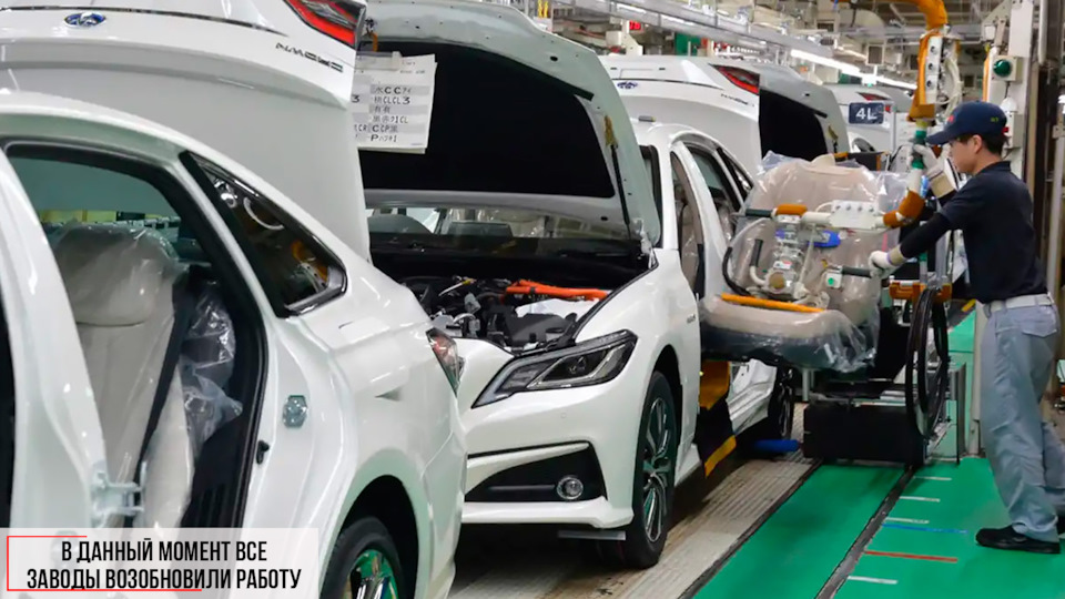 TOYOTA возобновила работу заводов в Японии — TOLEX Tuning на DRIVE2