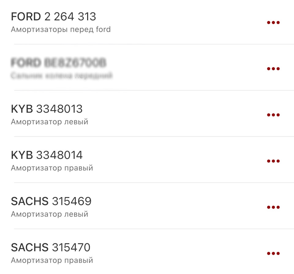 315470 Амортизатор (справа) для FORD SACHS | Запчасти на DRIVE2