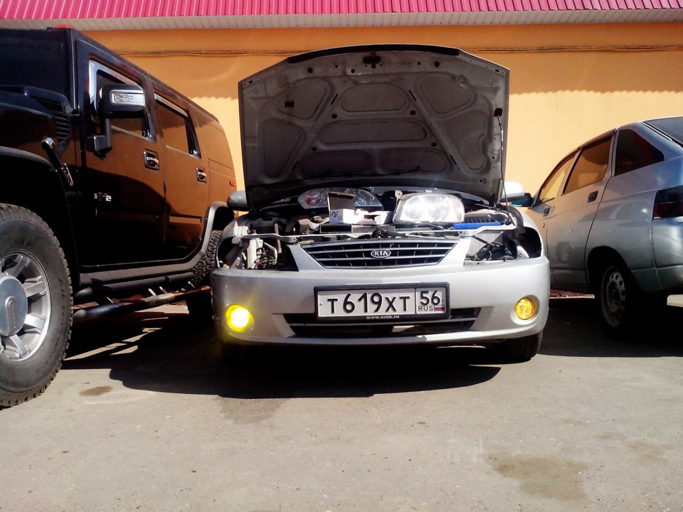 Ксенон в птф — KIA Spectra, 1,6 л, 2006 года | электроника | DRIVE2