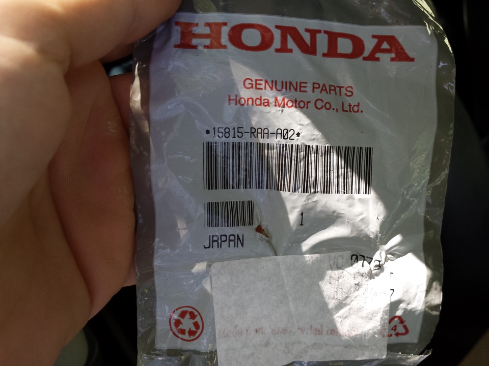 Топливный фильтр и прокладка клапана Втек — Honda Accord (7G), 2,4 л ...