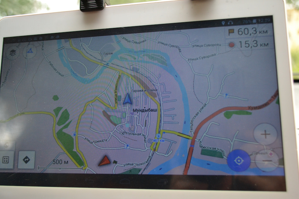 10-ти дюймовая навигация, прога Osmand+ — Mitsubishi Pajero Sport (2G)