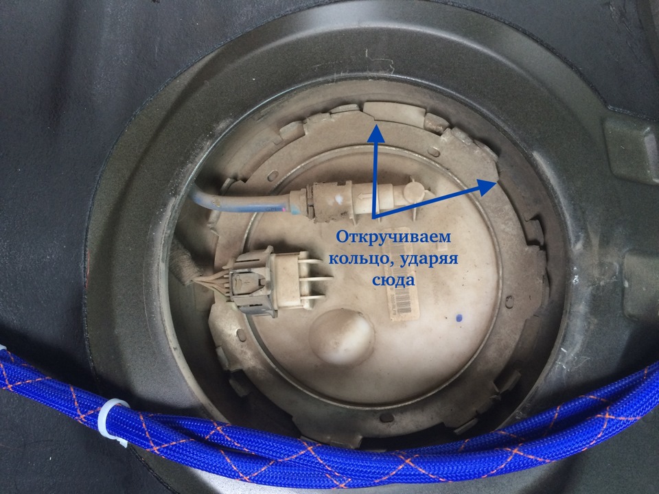 как открутить крышку топливного насоса