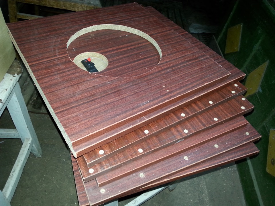 Сабвуфер за 5 копеек / тумбочка для 75ГДН-5 — Lada 21114, 1,6 л, 2007 ...