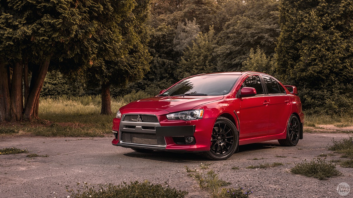 Mitsubishi Lancer Evolution X 2.0 бензиновый 2008 | SST Rally Red на DRIVE2