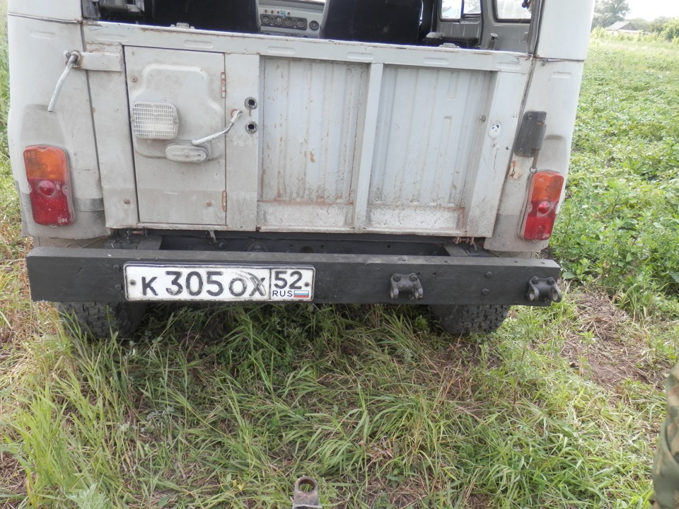 силовой бампер задний — УАЗ 31514, 2,7 л, 2000 года | тюнинг | DRIVE2