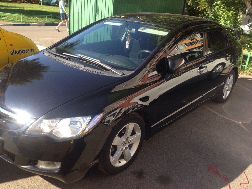 Дефлекторы Mugen — Honda Civic 4D (8G), 1,8 л, 2007 года | стайлинг ...