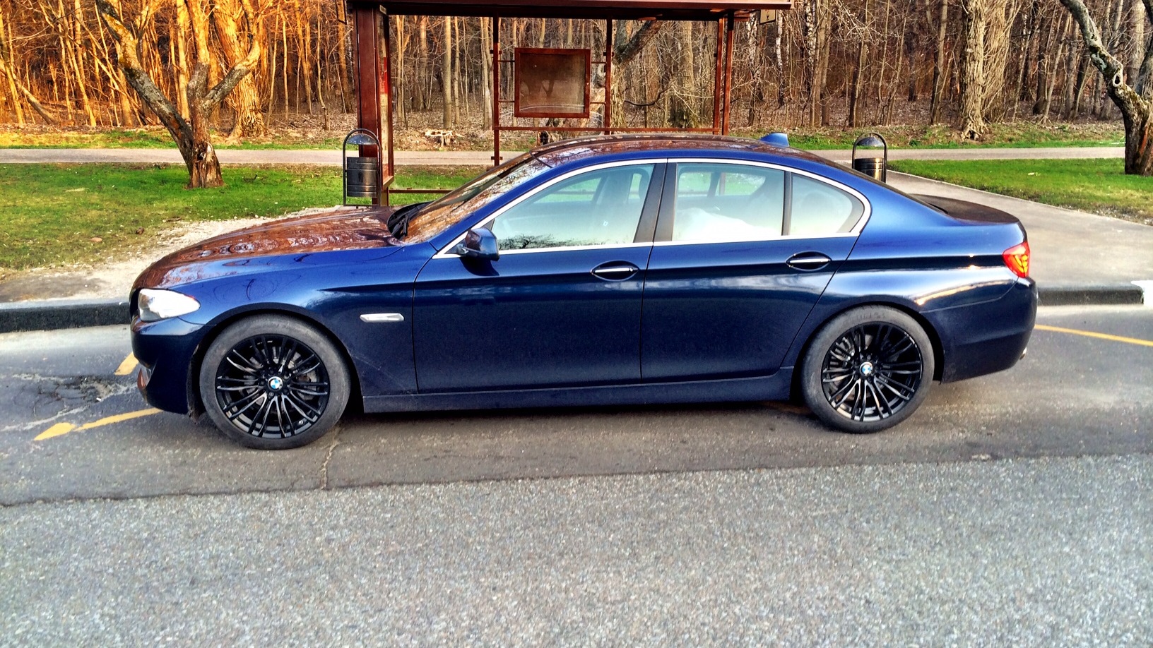 BMW 5 series (F10) 2.0 бензиновый 2013 | Deep Sea Blue на DRIVE2