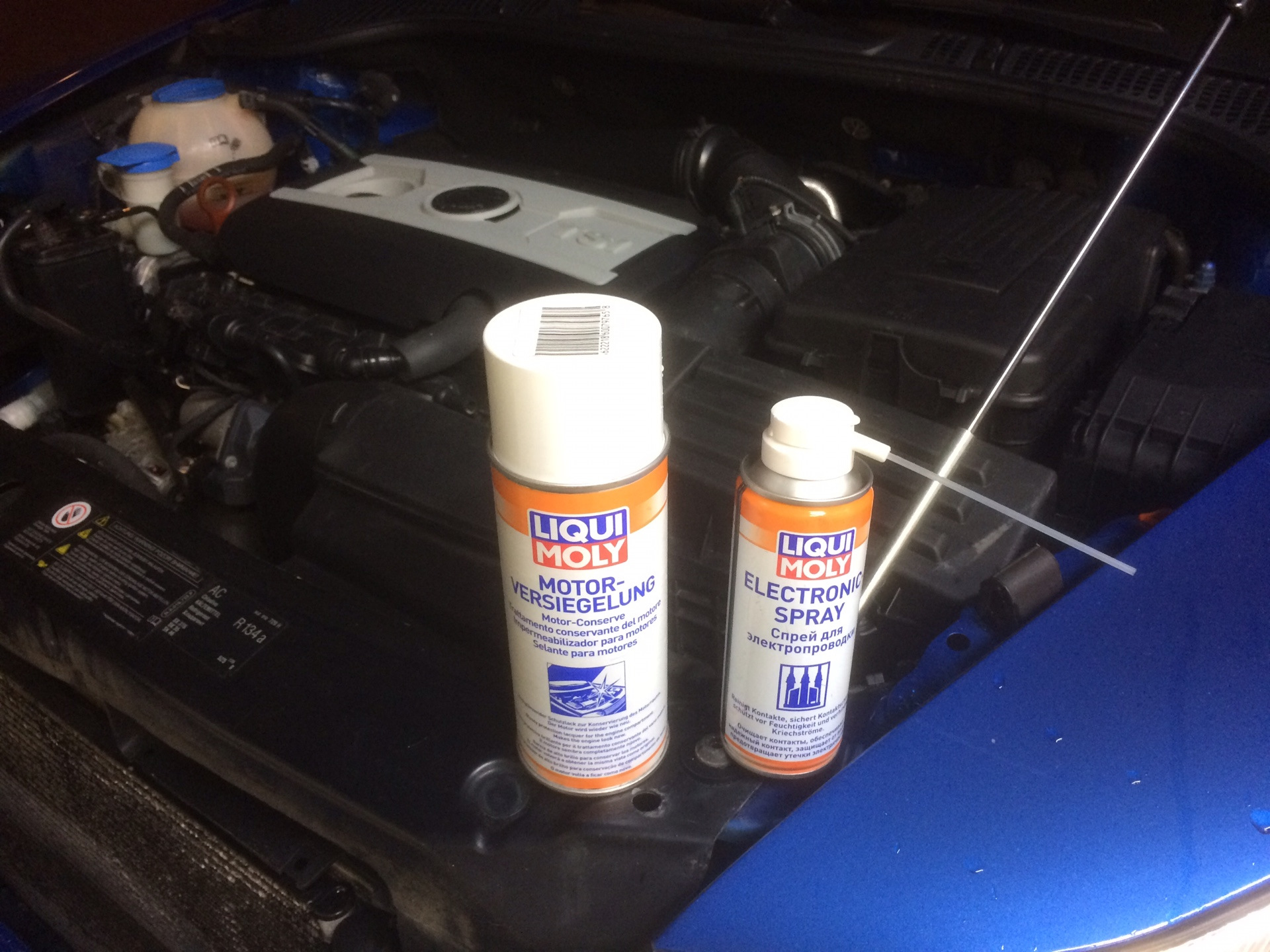 Внешний консервант для двигателя Liqui Moly — Skoda Octavia RS A5 Mk2 ...