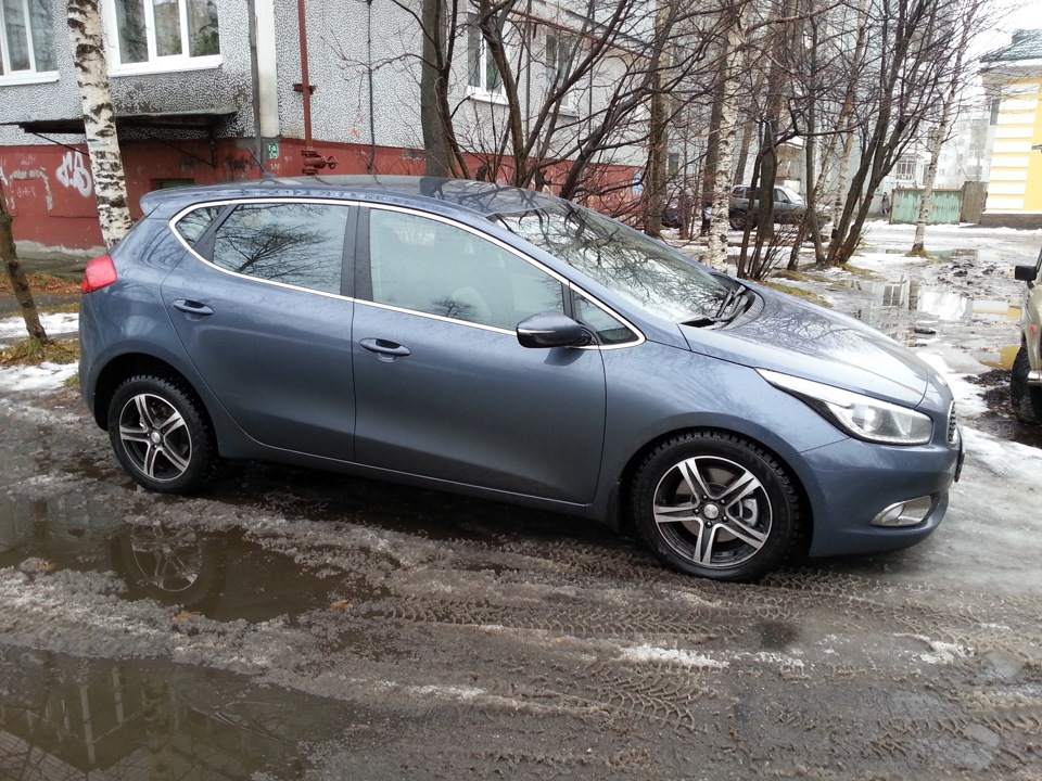 Зимние колёса — KIA Ceed (2G), 1,6 л, 2013 года | шины | DRIVE2