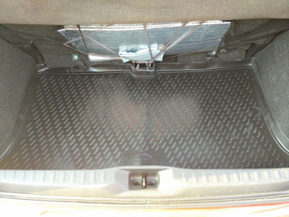 Коврик в багажник — Nissan Micra (K12), 1,2 л, 2006 года | стайлинг ...