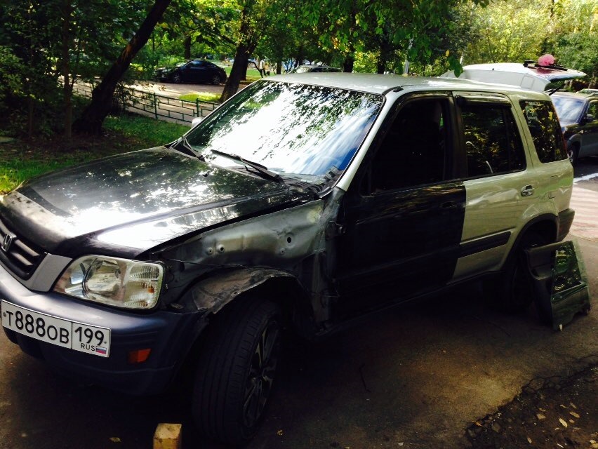 Подготовка к покраске — Honda CR-V (RD1/RD2), 2001 года | кузовной ...