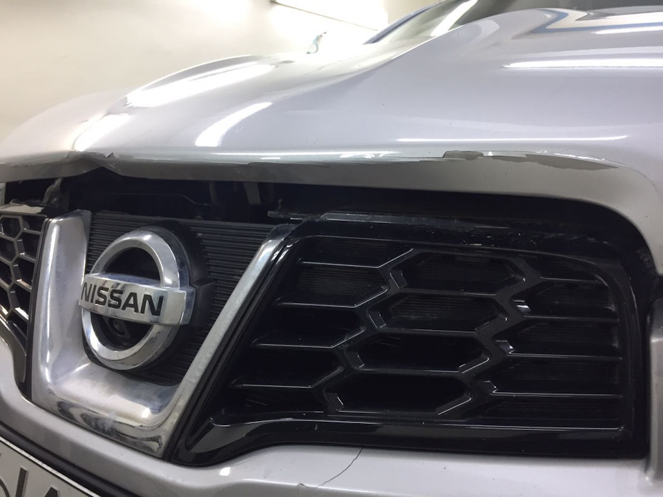 Локальный кузовной ремонт капота Nissan — PRO MOTORS на DRIVE2