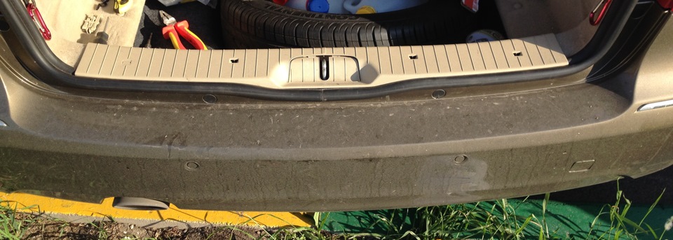 Регулировка двери багажника — Mercedes-Benz A-Class (W169), 2 л, 2008 ...