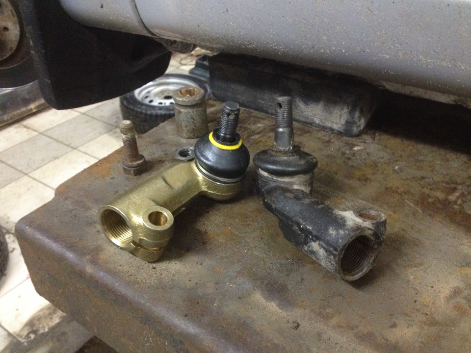 Замена рулевых наконечников в сервисе СС20 — Lada Калина универсал, 1,4 ...