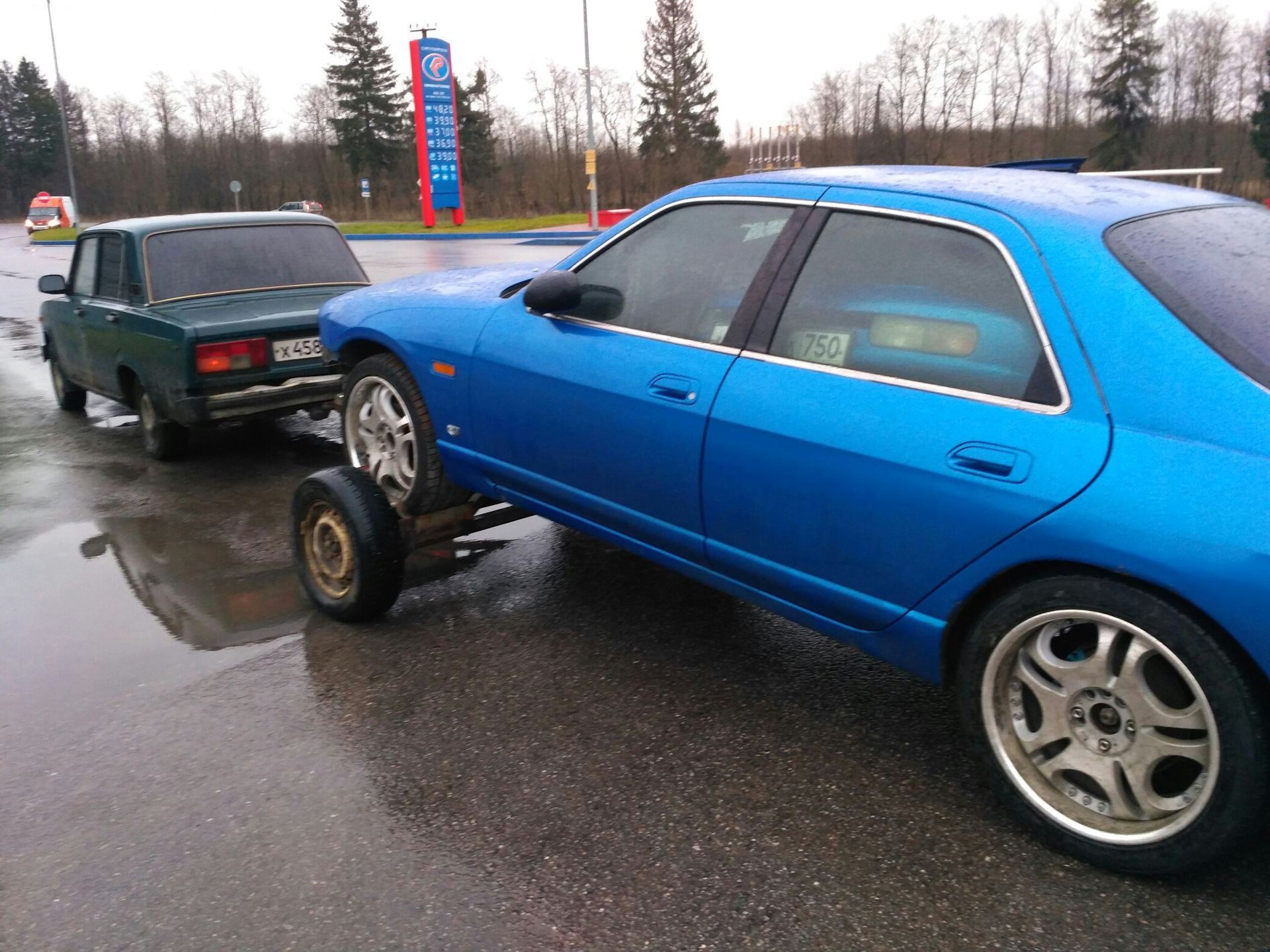 Квест:как перевезти скай или особенности национальной буксировки — Nissan  Skyline (R33), 2,5 л, 1995 года | путешествие | DRIVE2