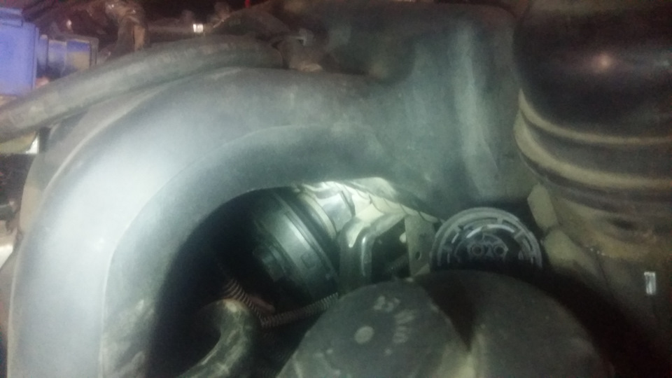 Переустановка клапана картерных газов, устранение подсосов, наладка ...