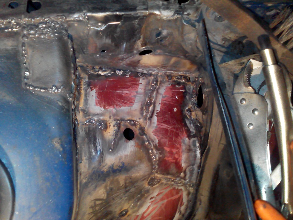 Закончил варить подкапотное. И немного рядом. — Opel Omega A, 2 л ...