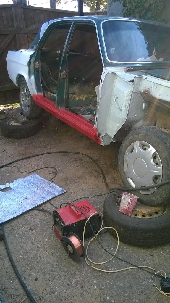 Грунтование порога. Двери от 31105 =) — ГАЗ 3102, 2,3 л, 1999 года ...