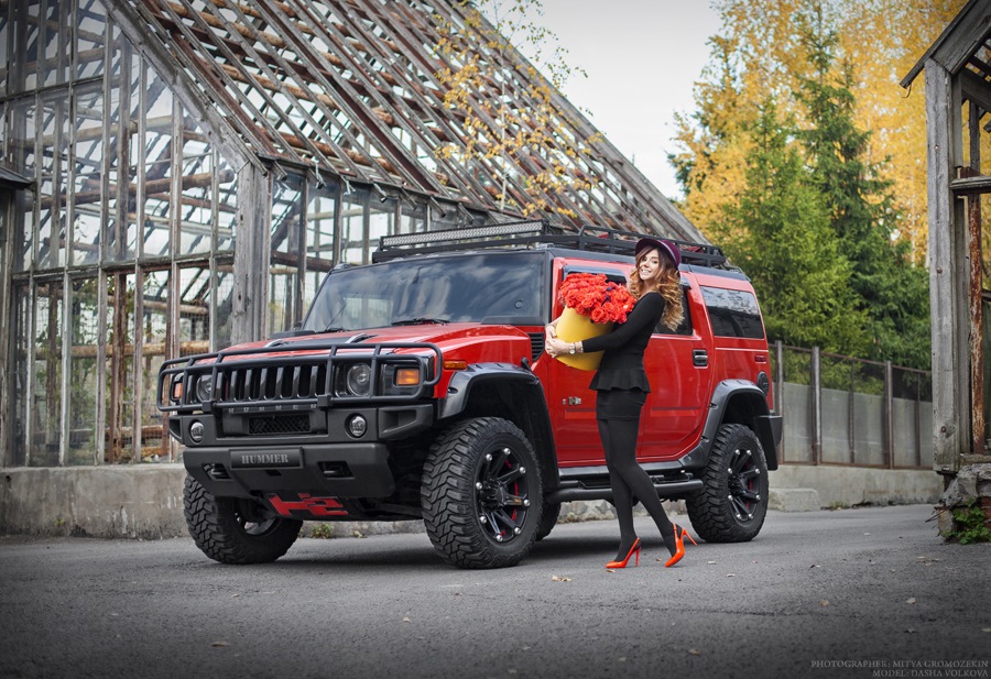 Фотосессия "Морковь и Даша" - Hummer H2, 6.2 л., 2008 года на DRI...