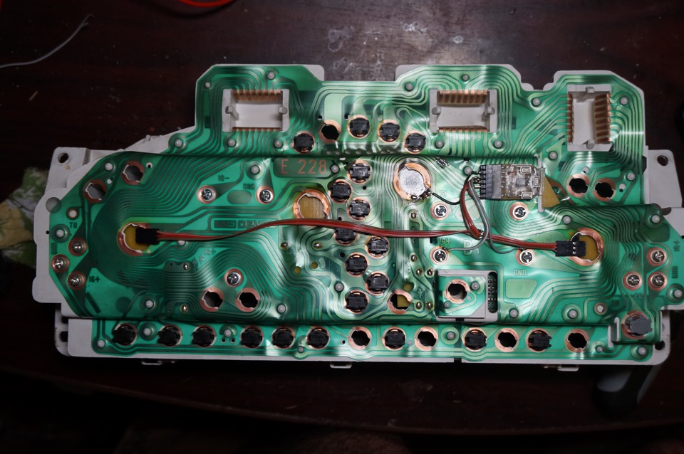 Relight the instrument panel and climate Mitsubishi Galant