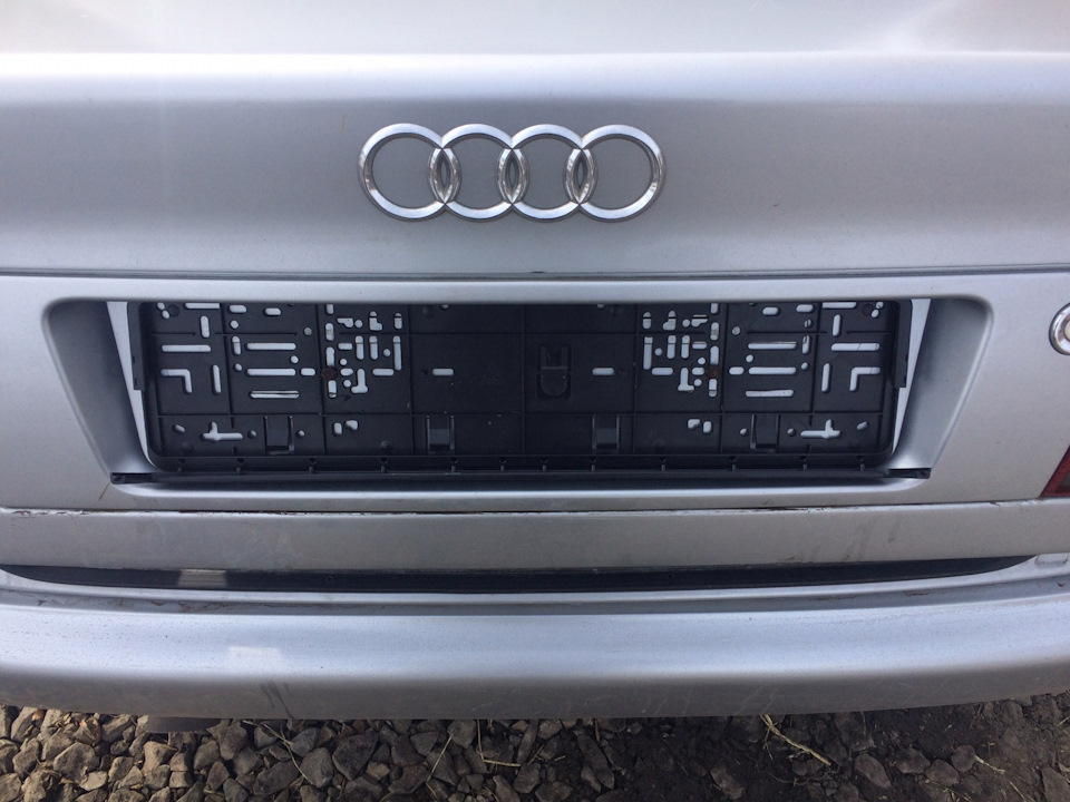 Рамки под номер — Audi A6 (C4), 2 л, 1996 года | аксессуары | DRIVE2