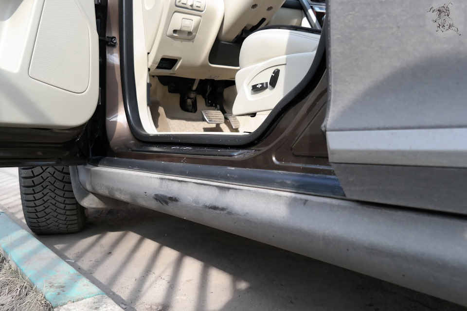 Незащищенный порог — Volvo XC60 (1G)