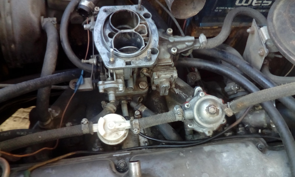 Кулиса и карбюратор — Москвич 2140, 1,5 л, 1983 года | своими руками ...