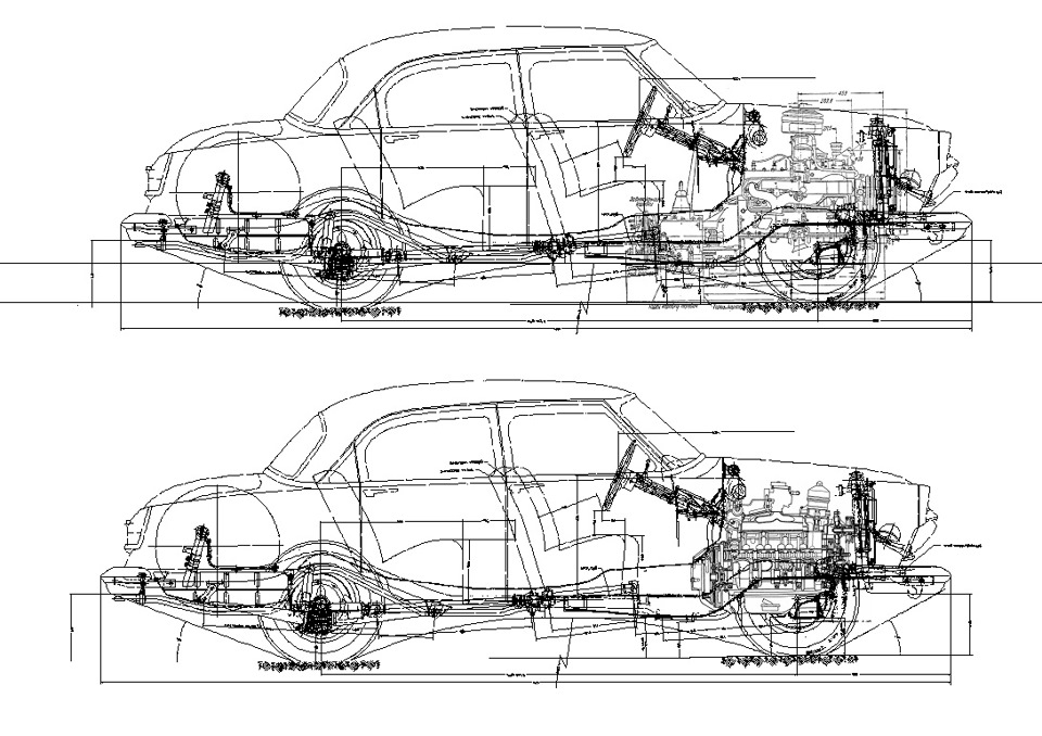 Газ м20 чертежи