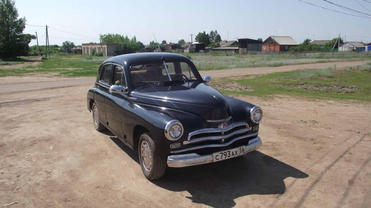 ГАЗ М-20 Победа 2.5 бензиновый 1957 | Черная жемчужина на DRIVE2