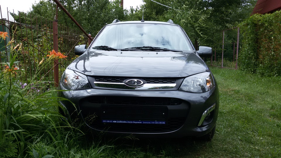 усилок + саб или яйца в заднюю полку? — Lada Калина Универсал (2G), 1,6 ...