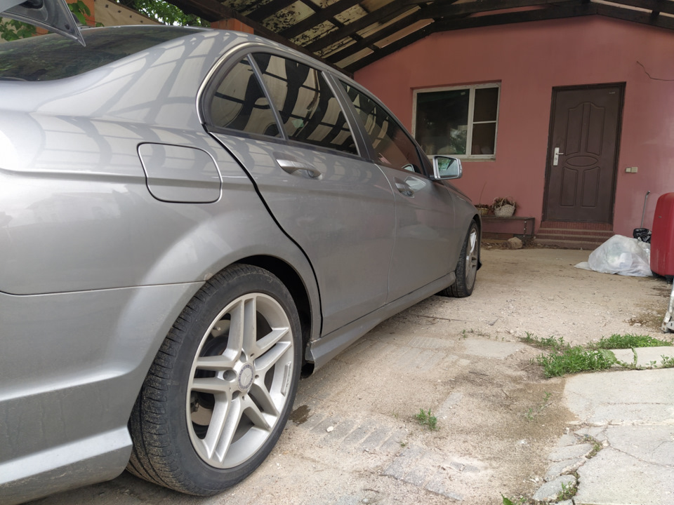 Поднятие клиренса — Mercedes-Benz C-class (W204), 2,2 л., 2013 года ...