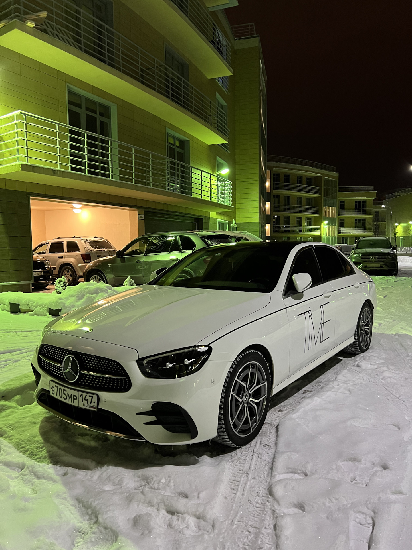 Зима на ешке😉 — Mercedes-Benz E-class (W213), 2 л, 2021 года | наблюдение  | DRIVE2